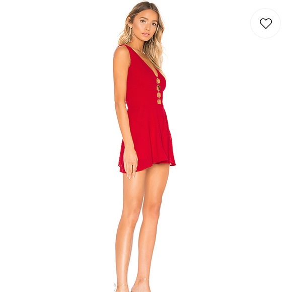 NWT Bentley Red Romper - Picture 2 of 8